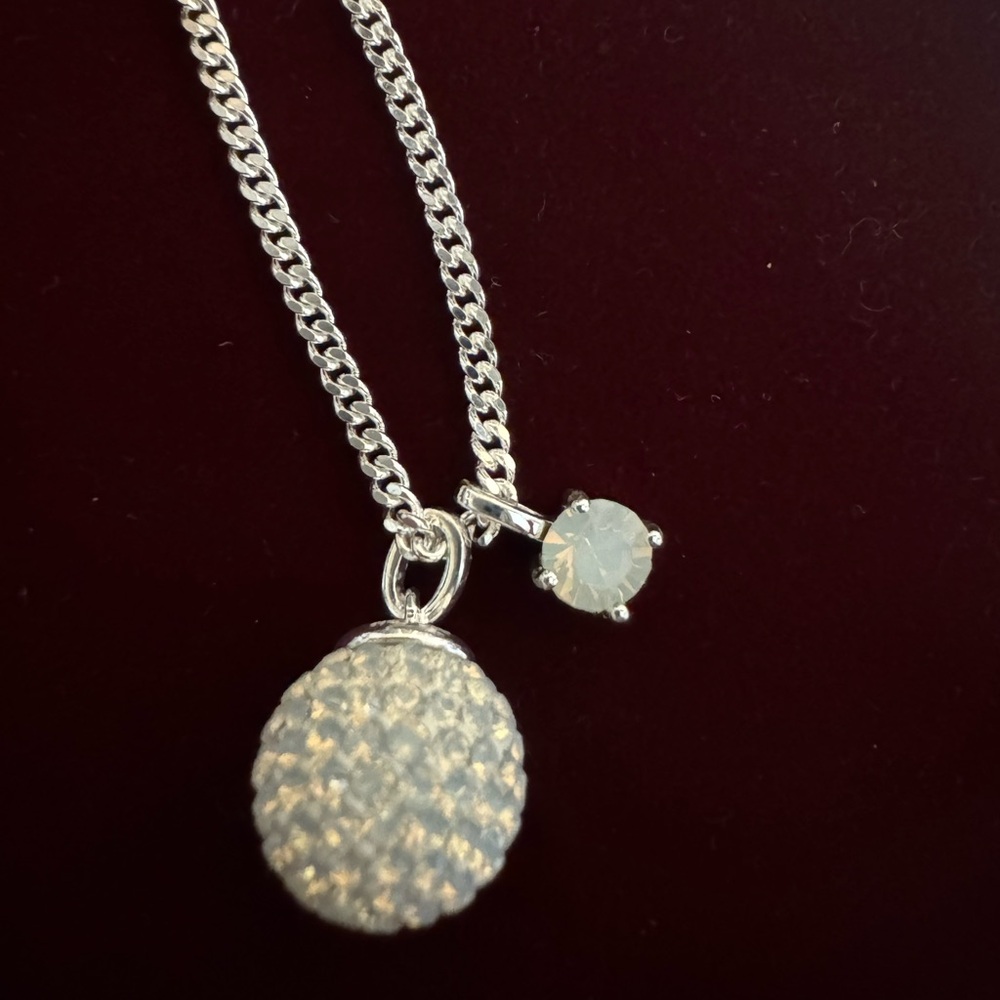 Hillberg & Berk October Birthstone Sparkle Pendant Necklace - Picture 5 of 6
